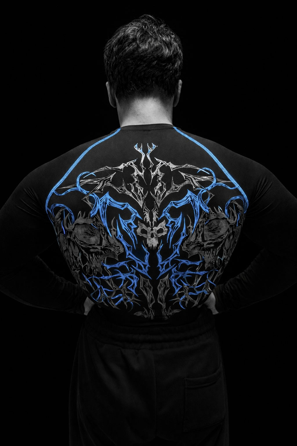 Nocturne Full Body ( uzun kollu) compression Ocean Blue