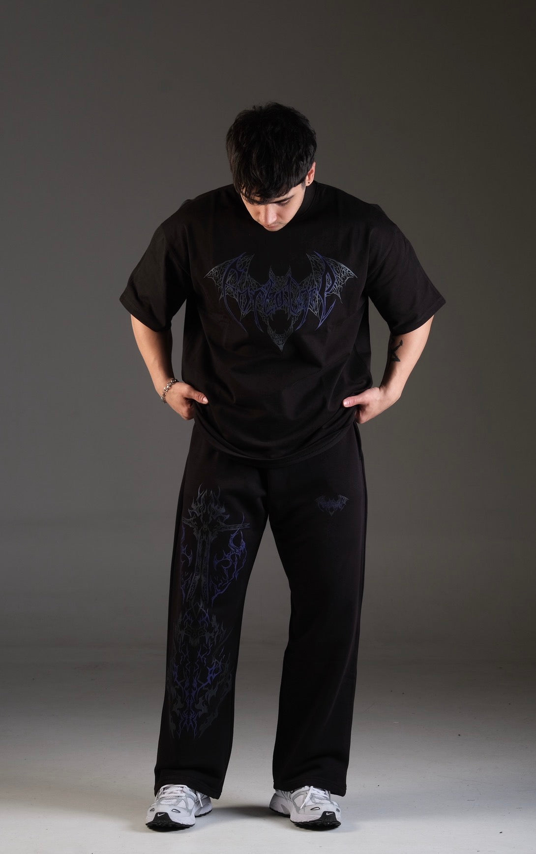 Nocturne Baggy eşofman - Dark Purple (ÖN SİPARİŞ)