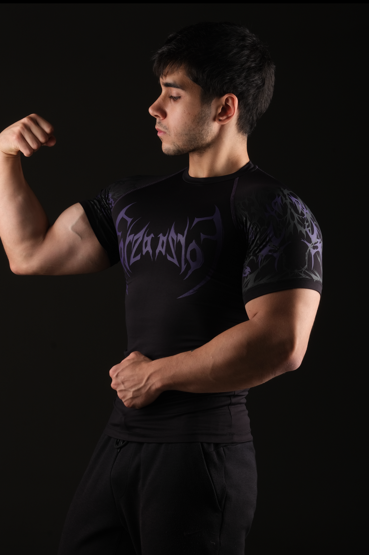 Nocturne compression Purple T-shirt