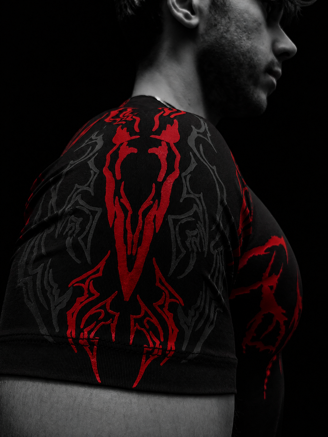 Dragon Short Sleeve Compression [HEAVENLY RED]