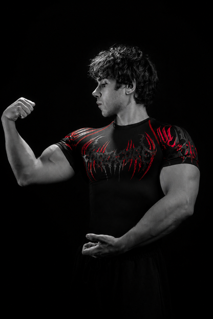 Eclipse shortsleeve Compression [CRIMSON RED]