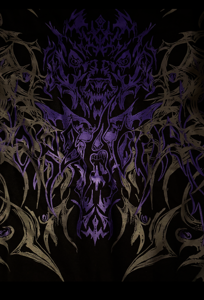 Nocturne Oversize T-Shirt Dark Purple (Ön Sipariş)