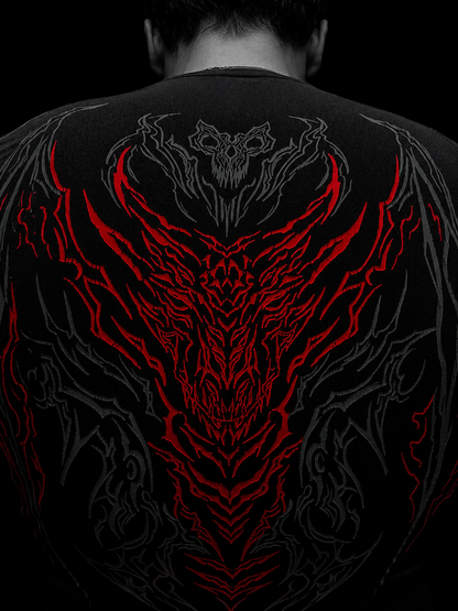 Dragon Short Sleeve Compression [HEAVENLY RED]