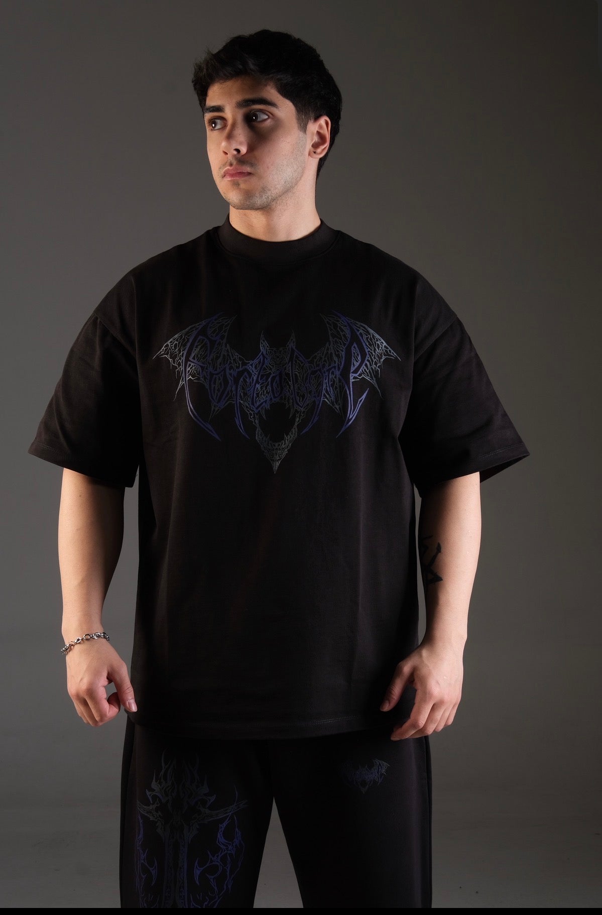 Nocturne Oversize T-Shirt Dark Purple (Ön Sipariş)