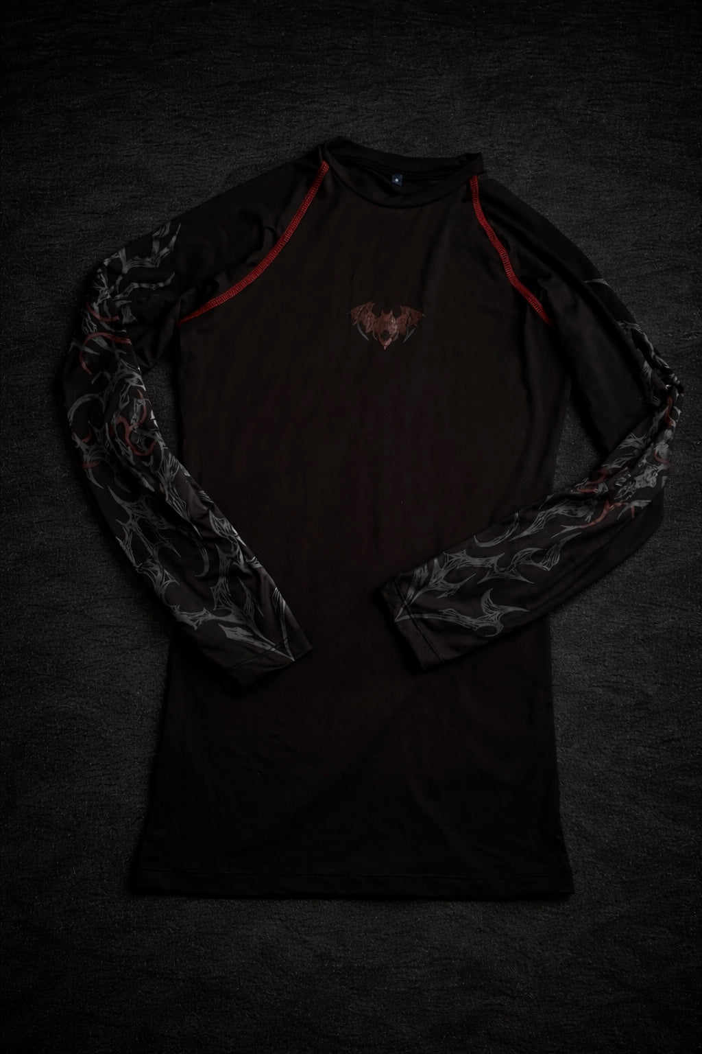 Nocturne Full Body ( uzun kollu) compression Blood Red