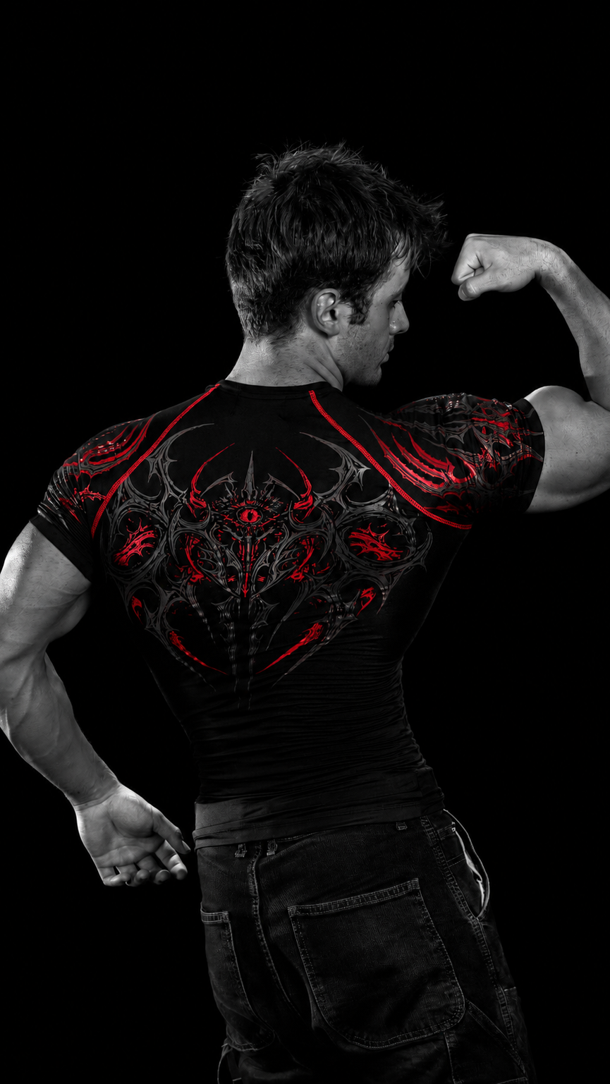 Eclipse shortsleeve Compression [CRIMSON RED]