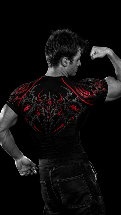 Eclipse shortsleeve Compression [CRIMSON RED]