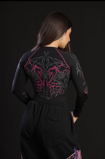 Nocturne Full Body Compression [Blossom Pink]