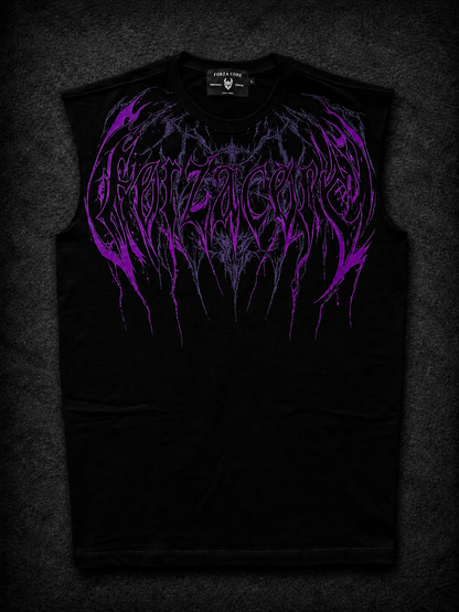 Dragon Oversized Sleeveless T-Shirt [HOLLOW PURPLE]