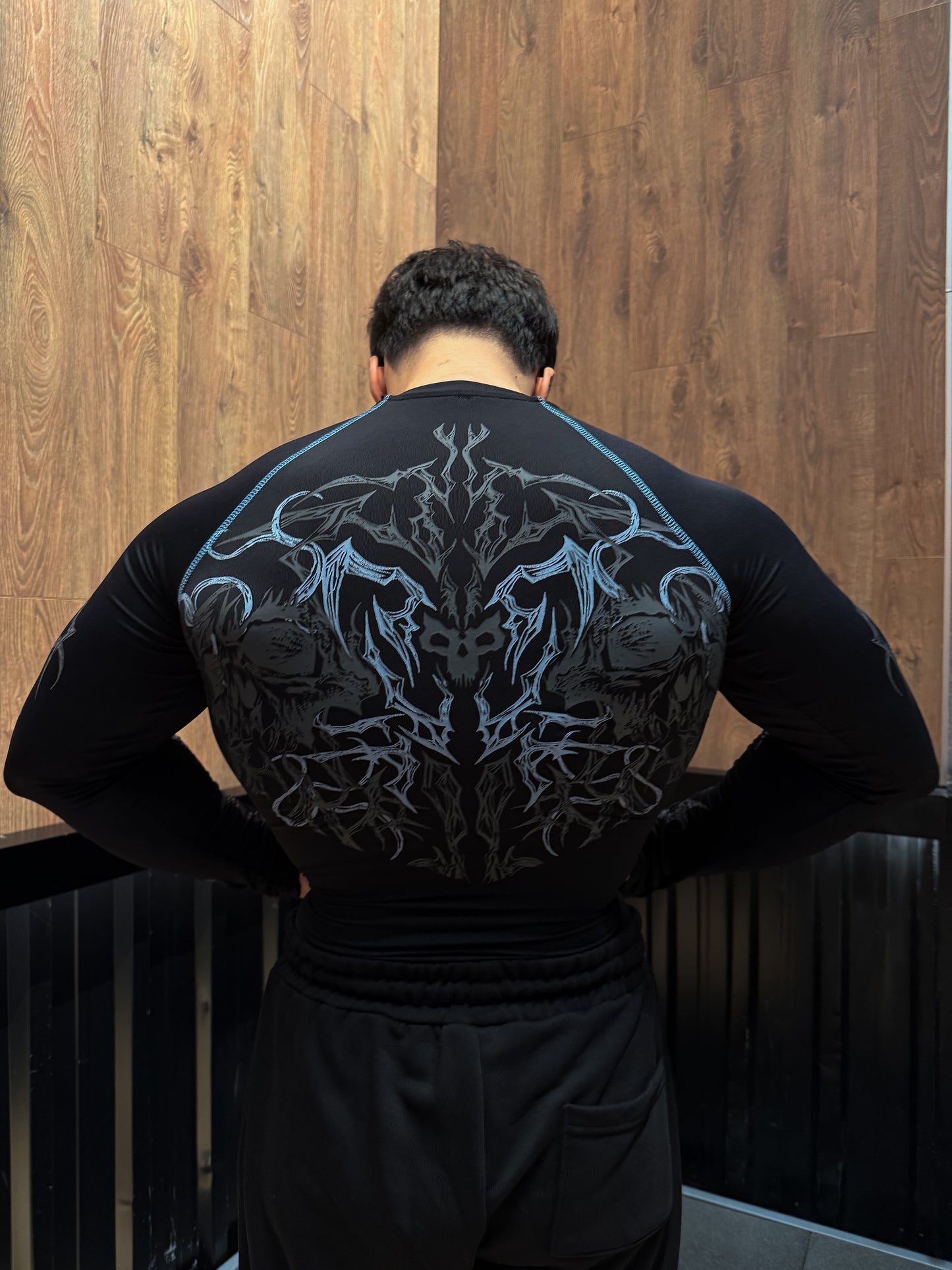 Nocturne Full Body ( uzun kollu) compression Ocean Blue