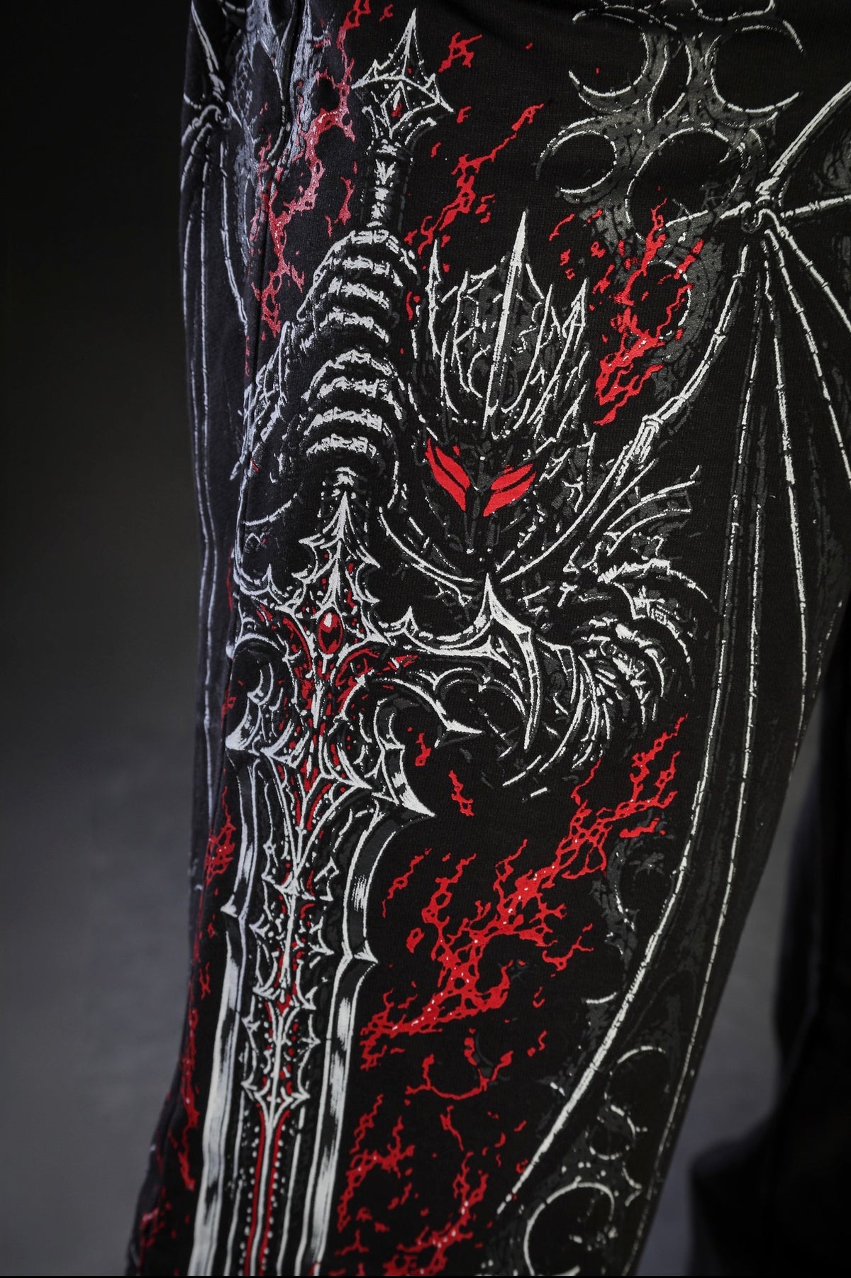 Eclipse Baggy Sweatpants [CRIMSON RED]