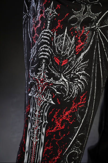 Eclipse Baggy Sweatpants [CRIMSON RED]