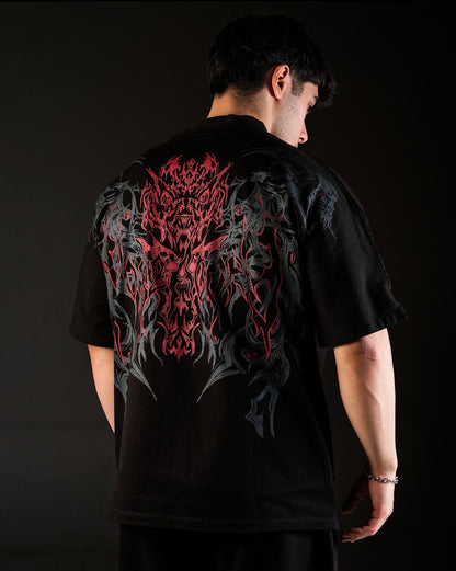 Nocturne Oversize T-Shirt Blood Red (PRE-ORDER)