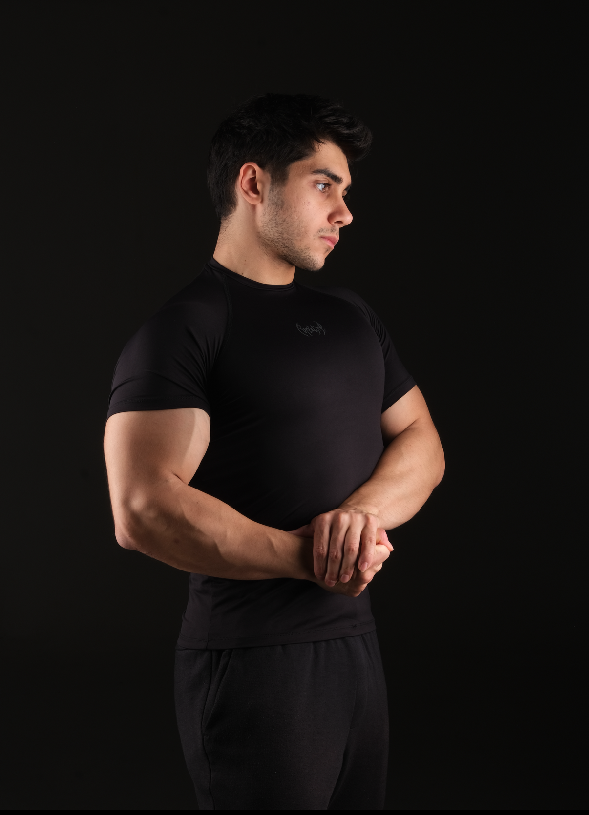 Basic Compression T-shirt Black