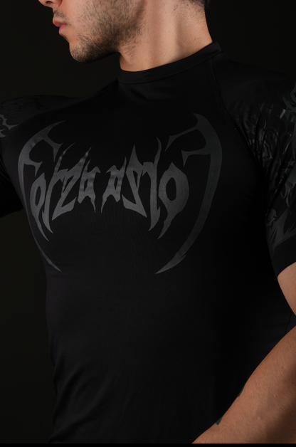 Nocturne compression Anstrasit Black T-shirt