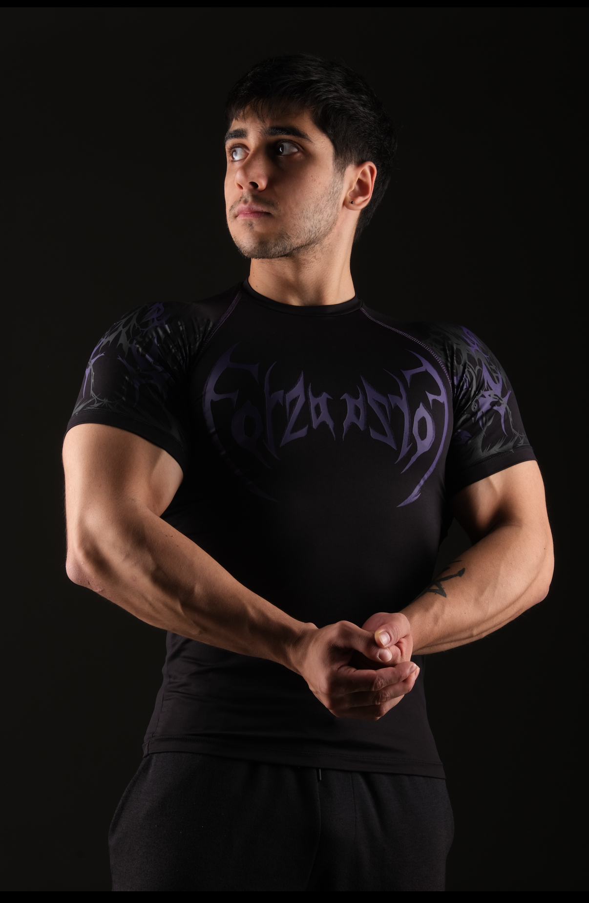Nocturne compression Purple T-shirt