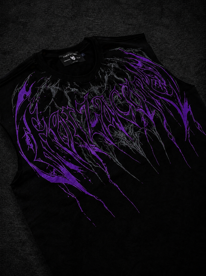 Dragon Oversized Sleeveless T-Shirt [HOLLOW PURPLE]