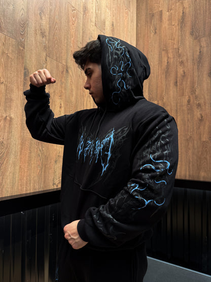 Nocturne Oversize Hoodie Ocean Blue