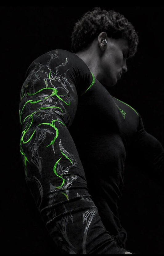 Nocturne Full Body ( uzun kollu) compression VENOM (ÖN SİPARİŞ)