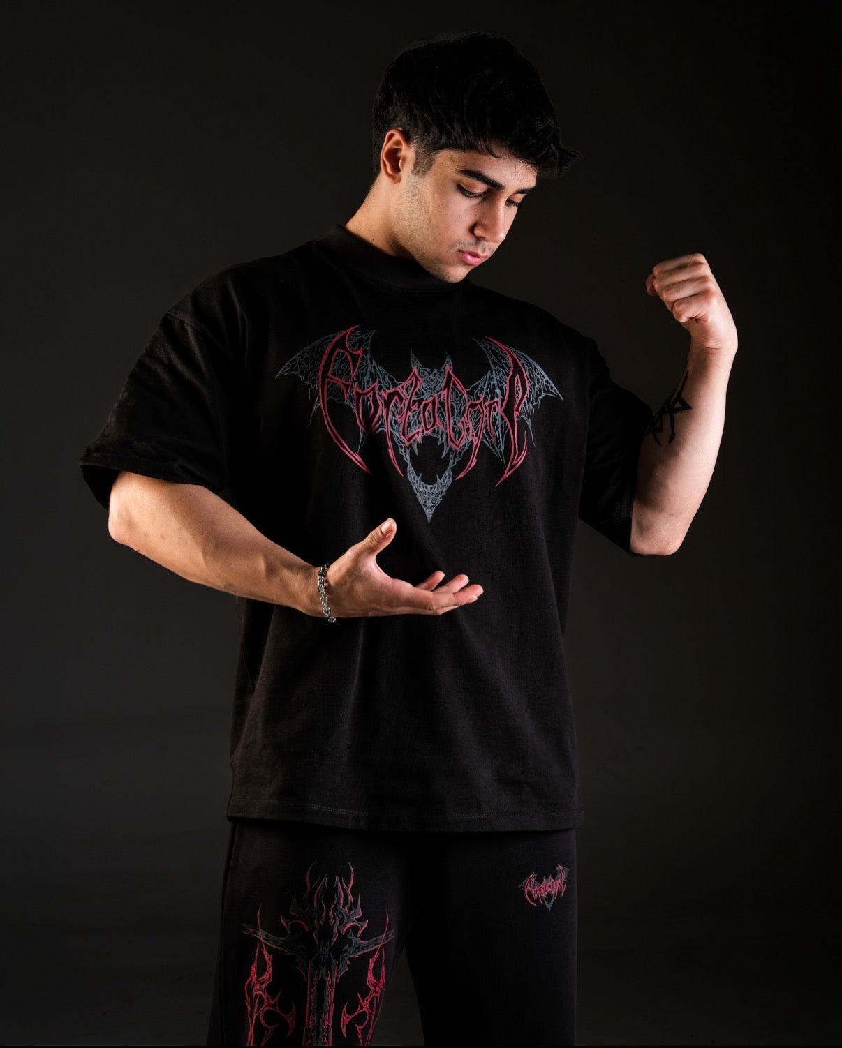 Nocturne Oversize T-Shirt Blood Red (PRE-ORDER)