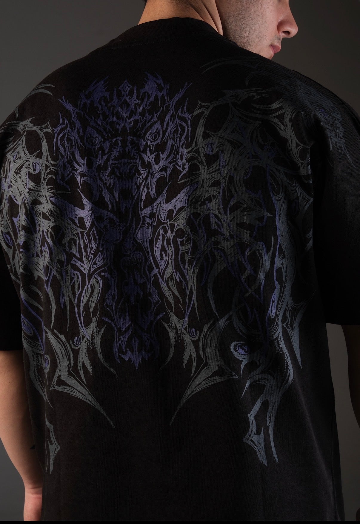 Nocturne Oversize T-Shirt Dark Purple (Ön Sipariş)