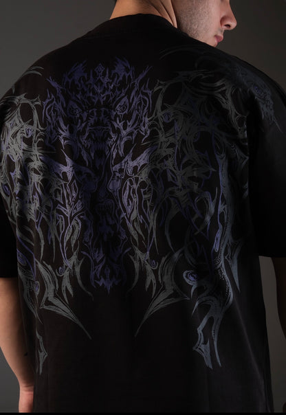 Nocturne Oversize T-Shirt Dark Purple (Ön Sipariş)