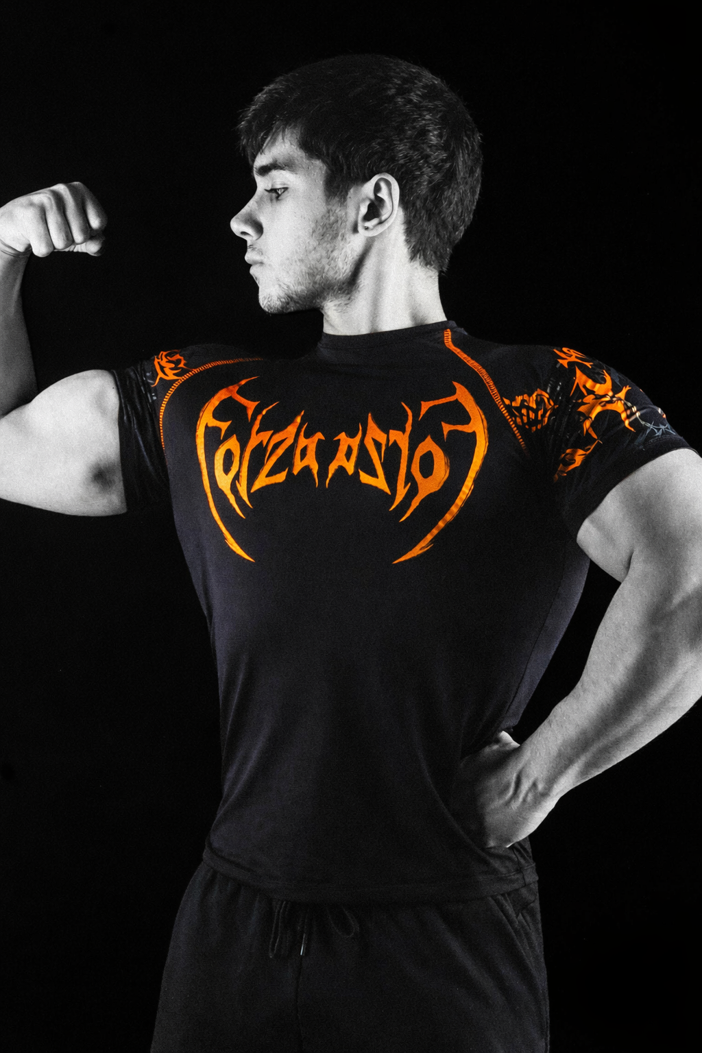 Nocturne compression INFERNO T-shirt (ÖN SİPARİŞ)