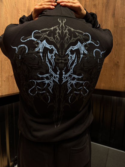 Nocturne Oversize Hoodie Ocean Blue