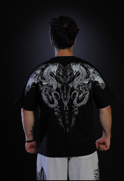 Dragon Oversize T-Shirt [DARKNESS]