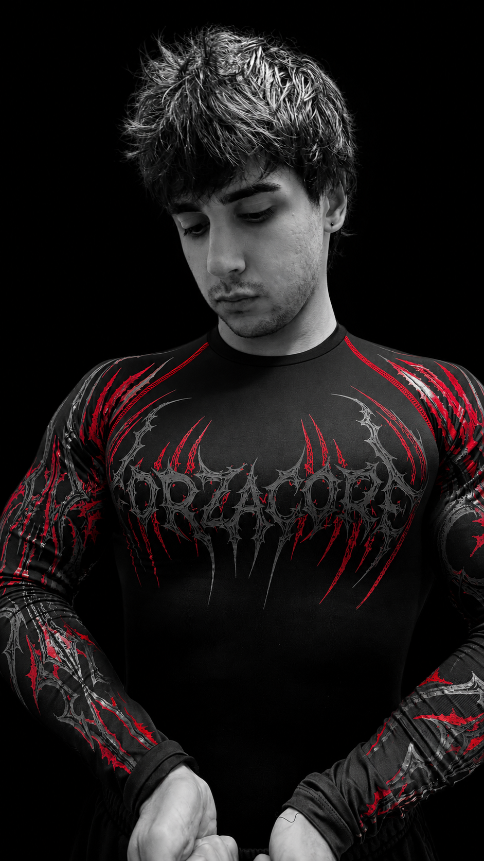 Eclipse longsleeve Compression [CRIMSON RED ]