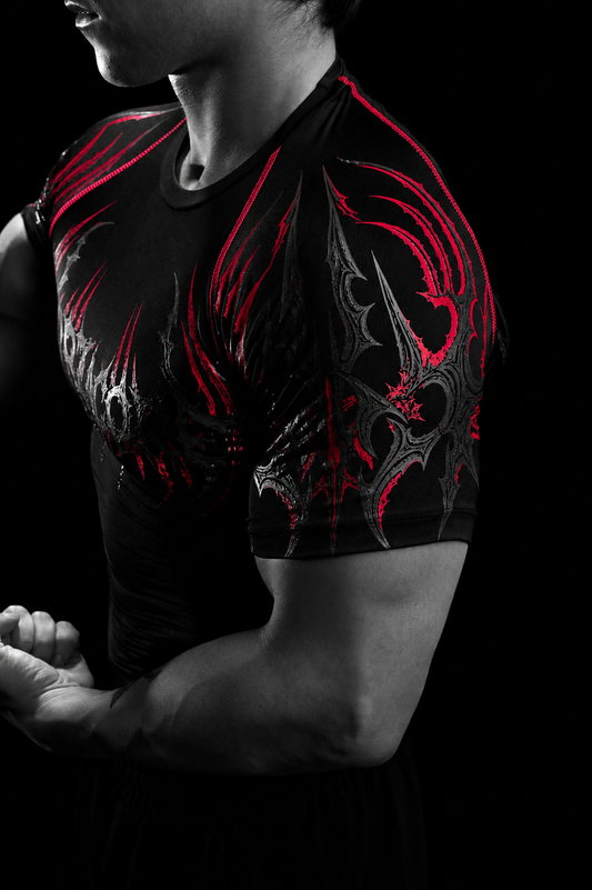 Eclipse shortsleeve Compression [CRIMSON RED]