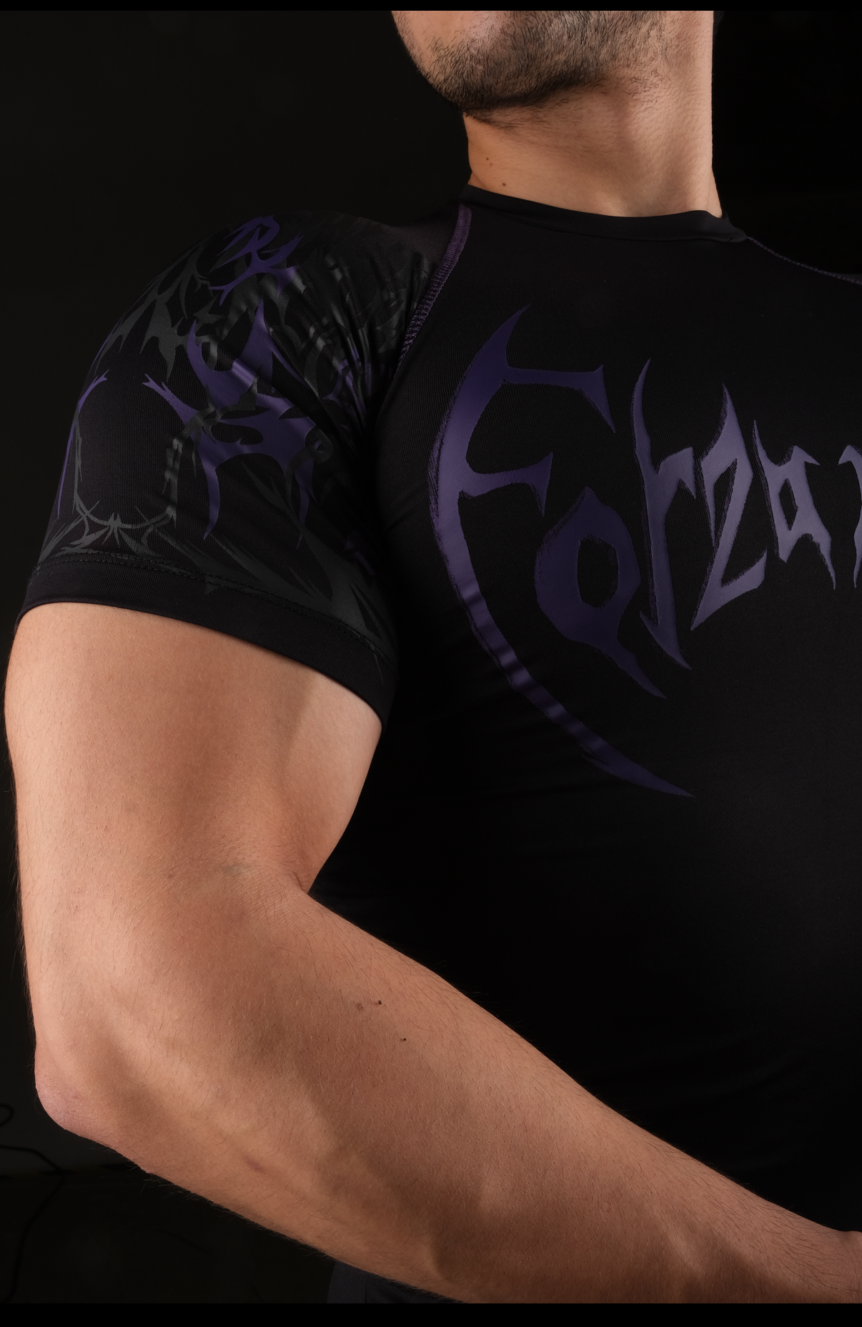 Nocturne compression Purple T-shirt