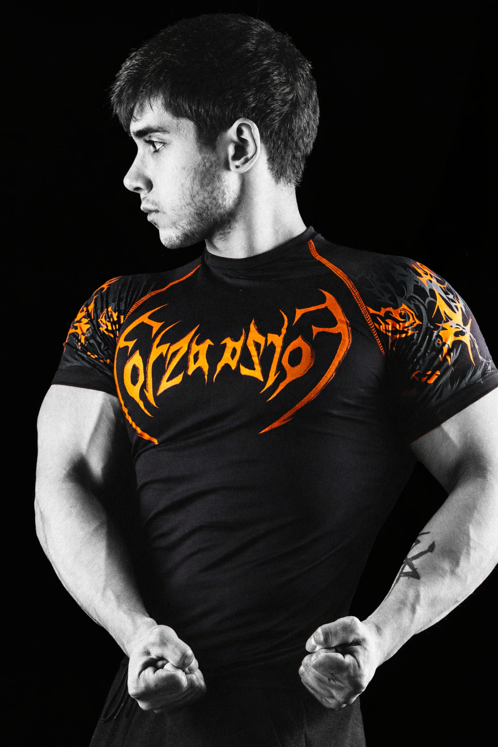 Nocturne compression INFERNO T-shirt (ÖN SİPARİŞ)