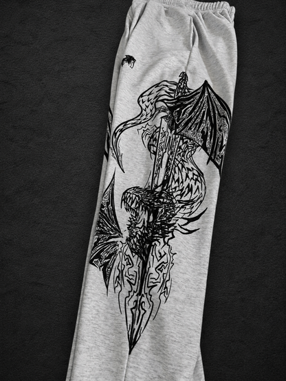 Dragon Baggy Sweatpants [NIGHTMARE] (Ön Sipariş)