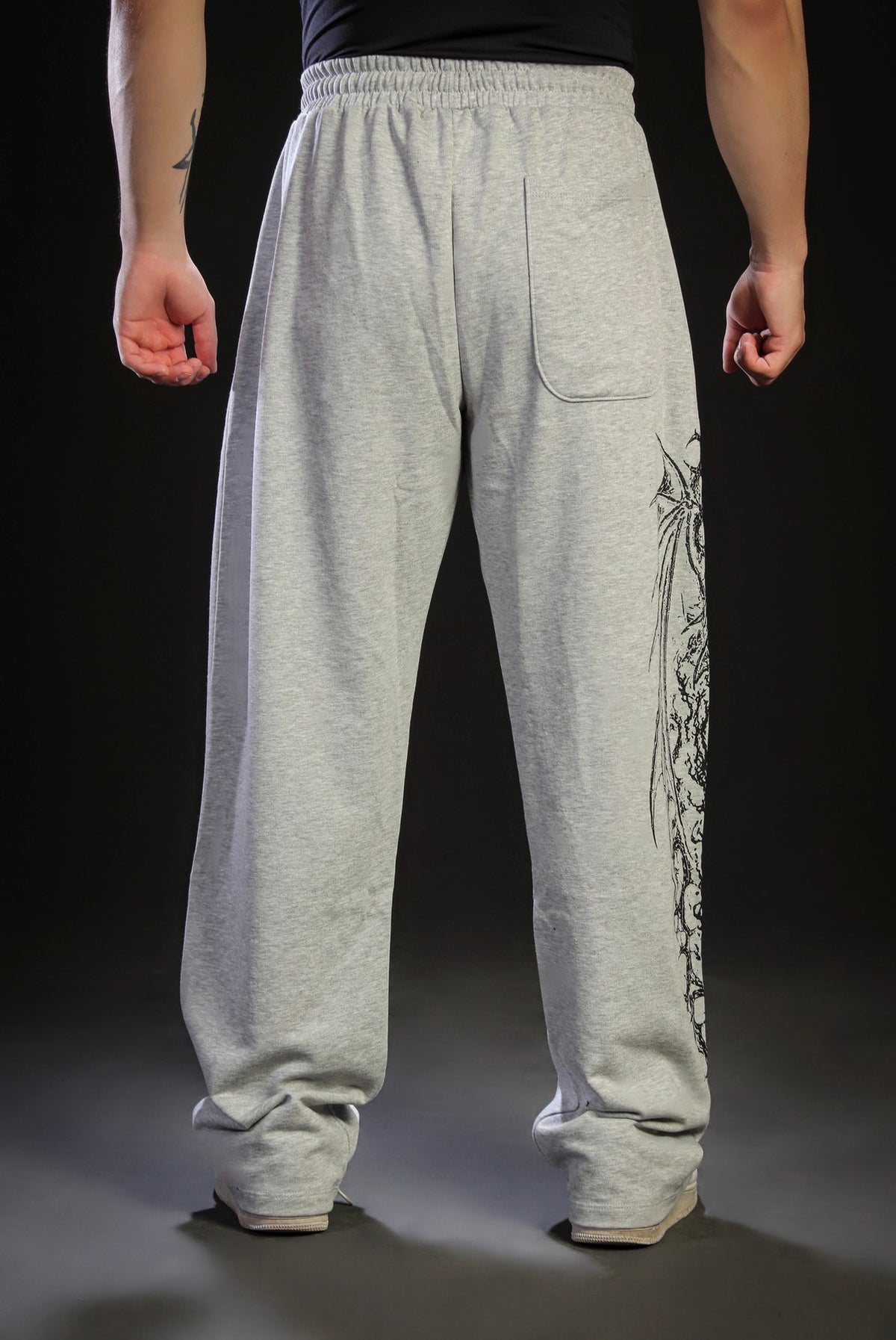 ECLIPSE BAGGY SWEATPANTS [HEATHER GREY]