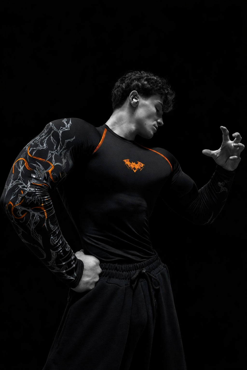 Nocturne Full Body ( uzun kollu) compression Inferno (ÖN SİPARİŞ)