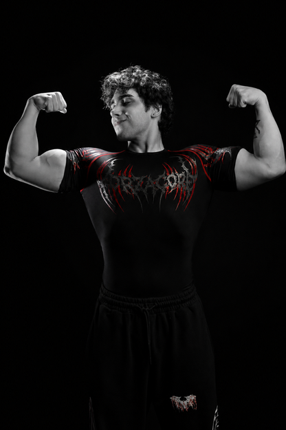 Eclipse shortsleeve Compression [CRIMSON RED]
