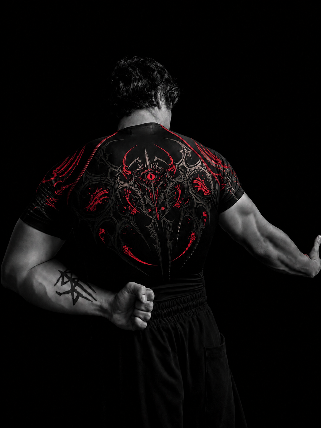 Eclipse shortsleeve Compression [CRIMSON RED]