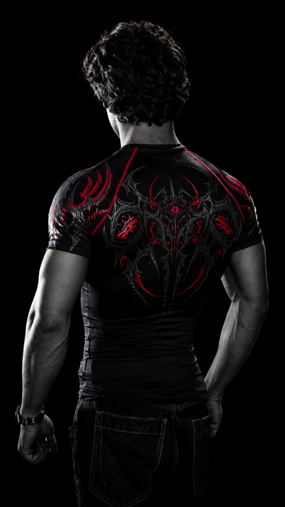 Eclipse shortsleeve Compression [CRIMSON RED]