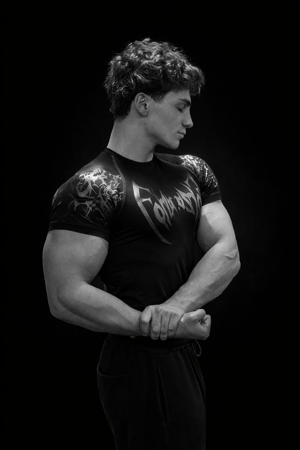 Nocturne Short Sleeve Compression [DARKNESS]