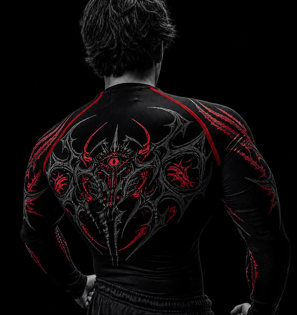 Eclipse longsleeve Compression [CRIMSON RED ]