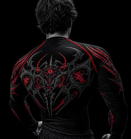 Eclipse longsleeve Compression [CRIMSON RED ]