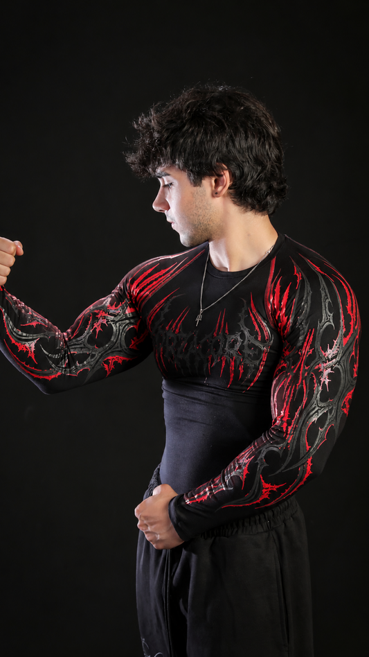 Eclipse longsleeve Compression [CRIMSON RED ]