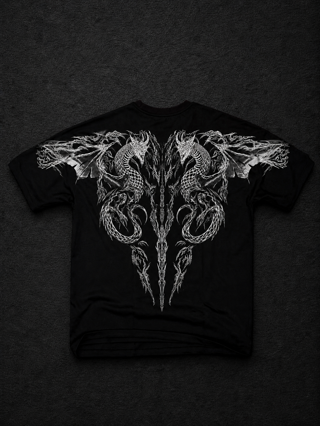 Dragon Oversize T-Shirt [DARKNESS]