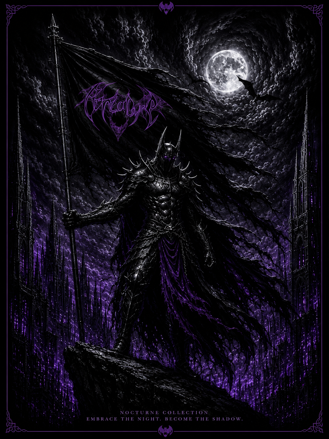 Forza-01 | Nocturne Collection Poster Kartı