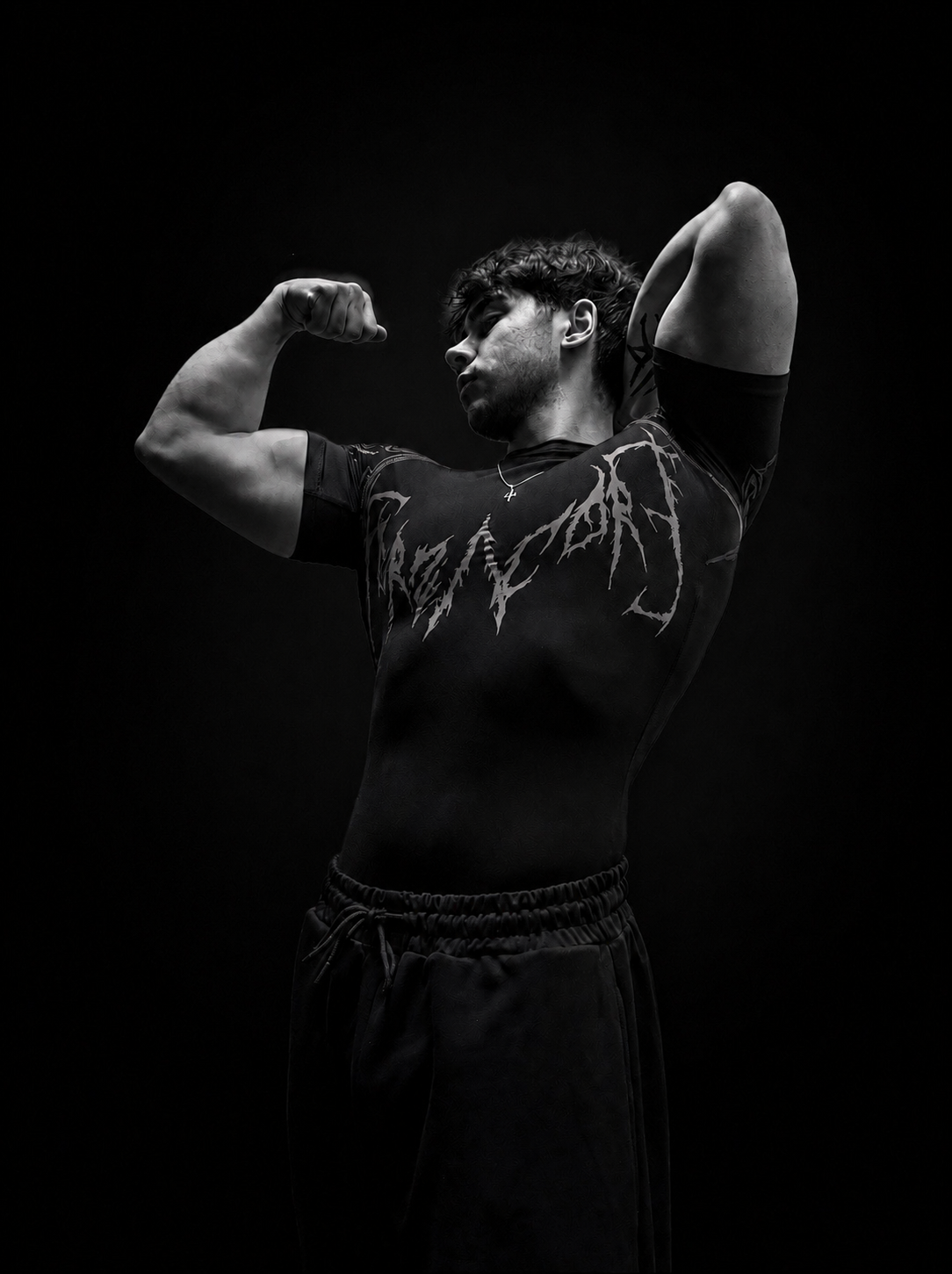 Dragon Short Sleeve Compression [DARKNESS]