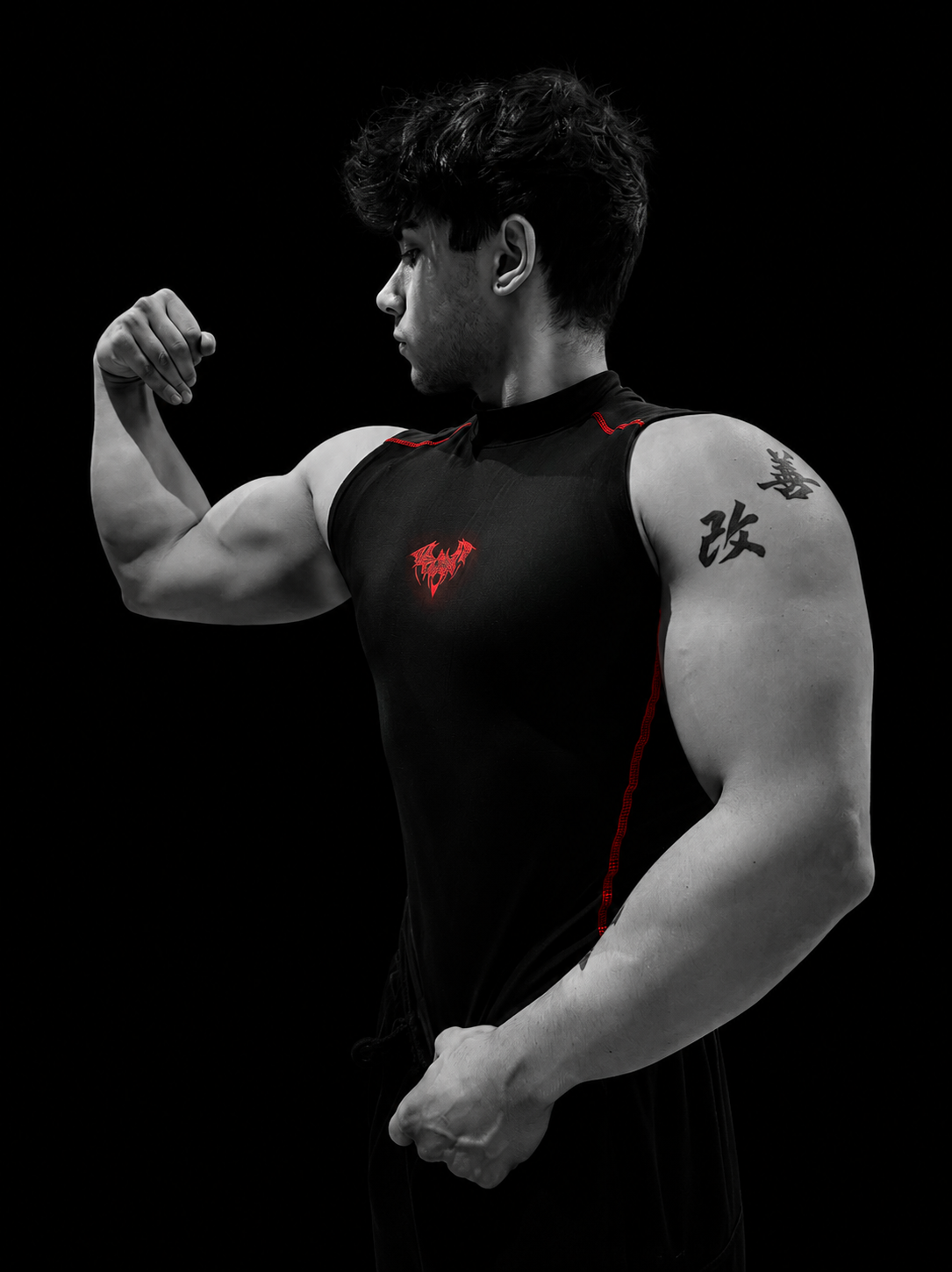 Nocturne Compression Tank [BLOOD RED]