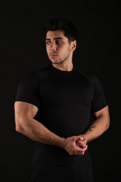 Basic Compression T-shirt [Black]