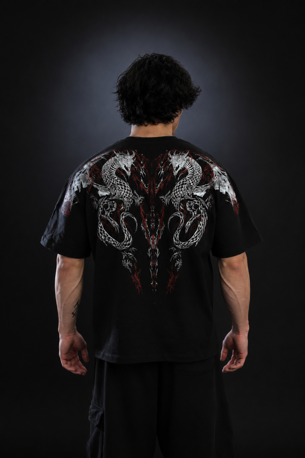 Dragon Oversize T-Shirt [HEAVENLY RED]