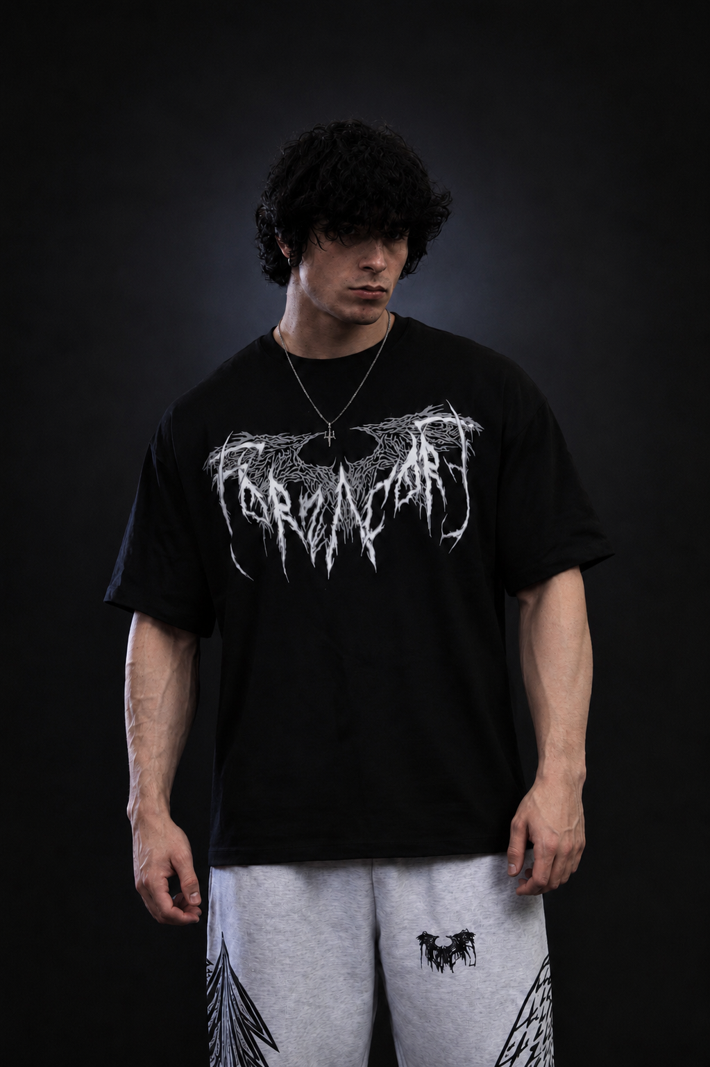 Dragon Oversize T-Shirt [DARKNESS]